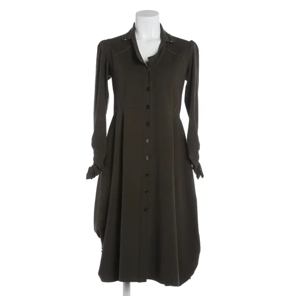 Kleid, in Olivgrün, Wolle, High Use