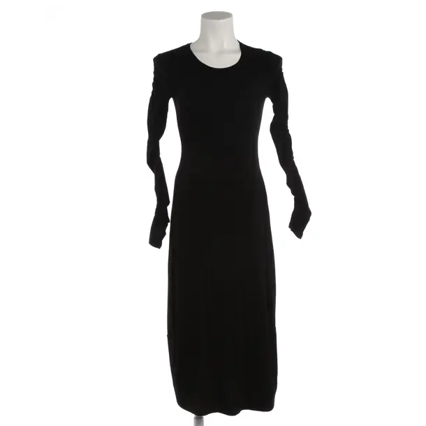 Dress, in Black, Wool, High Use