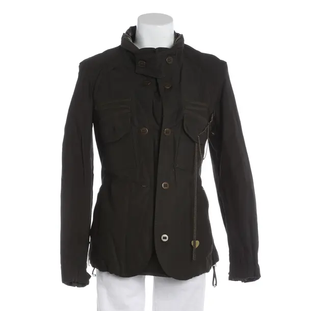 Mid-Season Jacket, in Dark Green, Cotton, High Use