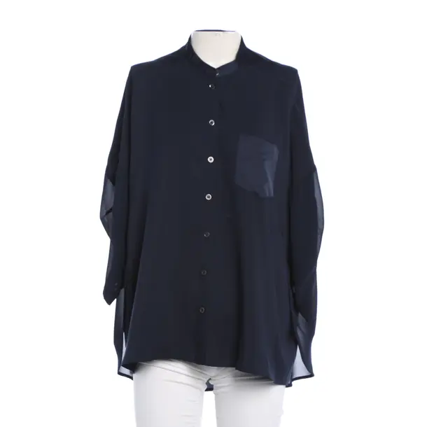 Bluse, in Navy, Polyester, High Use