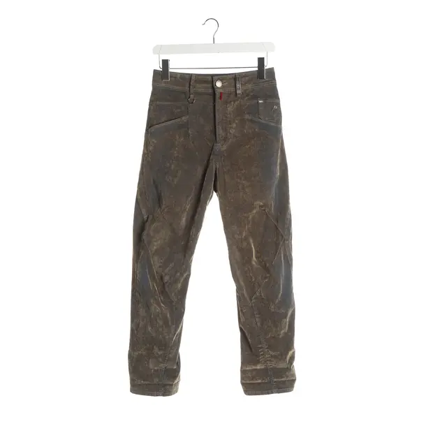 Straight Fit Jeans, in Brown, Cotton, High Use