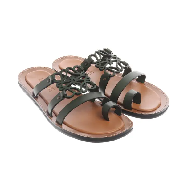 Sandals, in Green, Loewe