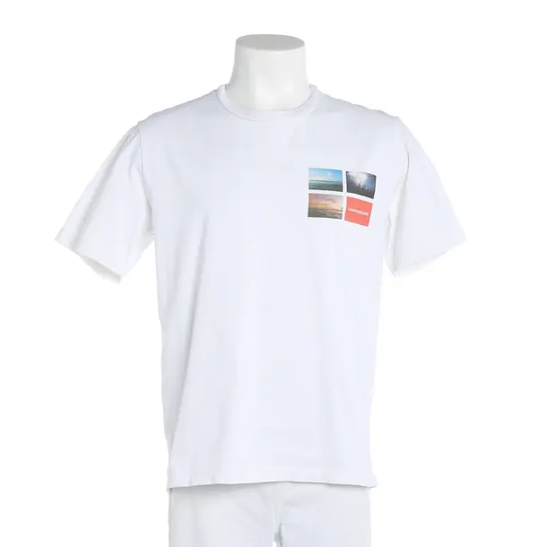 T-Shirt, in Weiß, Baumwolle, Calvin Klein