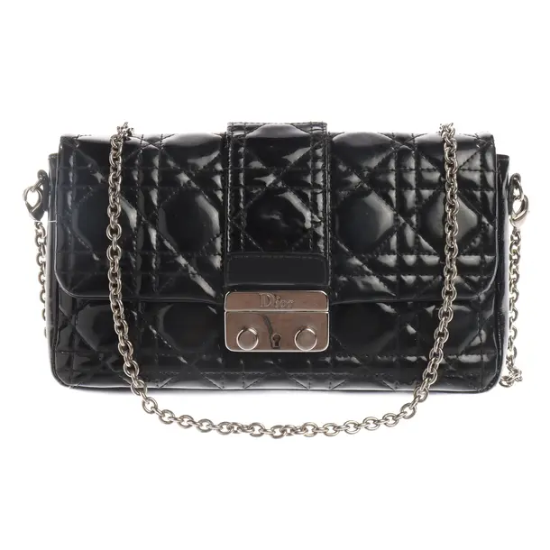 Evening Bag, in Black, Leather, Dior