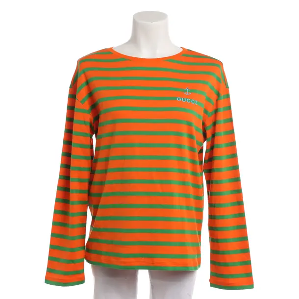 Long Sleeve Shirt, in Dark Orange, Cotton, Gucci