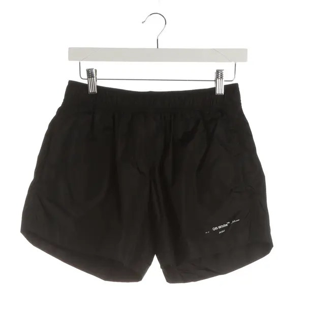 Shorts, in Schwarz, Polyamid, Off-White