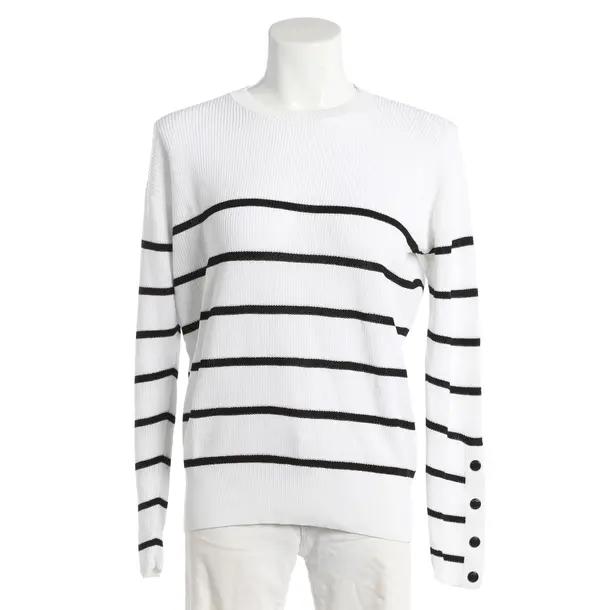 Jumper, in White, Viscose, Hugo Boss