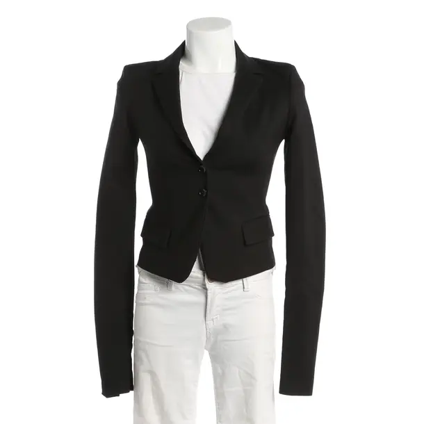 Blazer, in Black, Cotton, Patrizia Pepe
