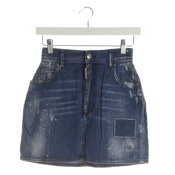 Gonna, in Blu, Cotone, Dsquared