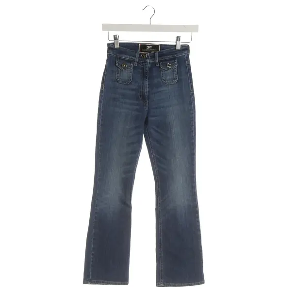 Flared Jeans, in Blue, Cotton, Elisabetta Franchi