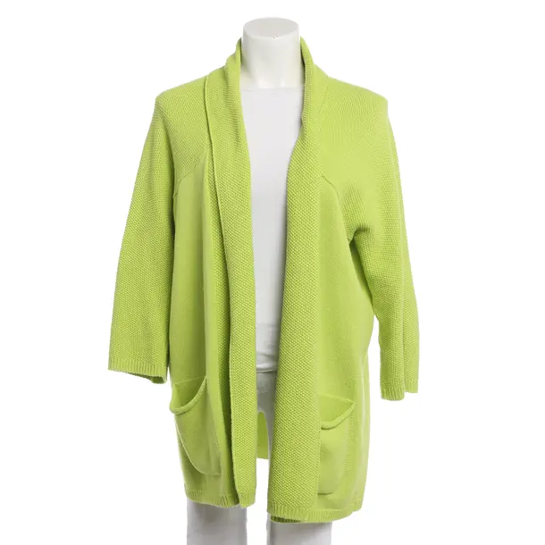 Cardigan, in Verde neon, Cotone, Riani