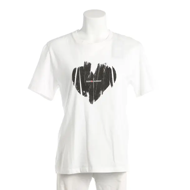 Shirt, in Cream, Cotton, Saint Laurent