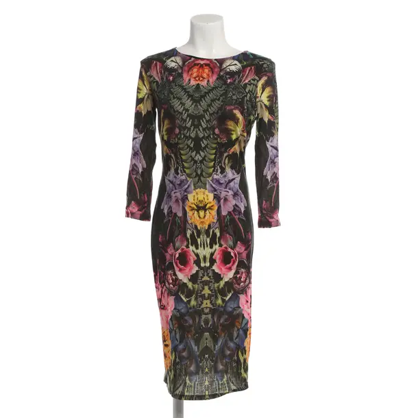 Dress, in Multicolored, Wool, Roberto Cavalli