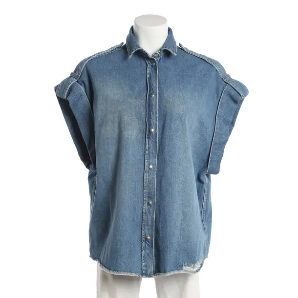 Camicetta, in Blu, Cotone, Iro