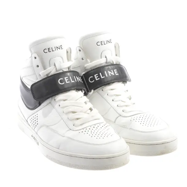 High-Top Sneakers, in White, Céline