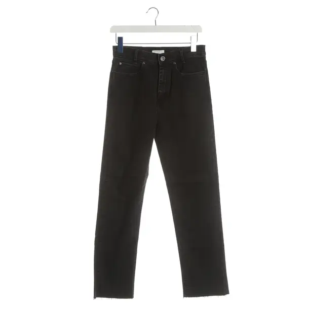 Jeans Straight Fit, in Dunkelgrau, Baumwolle, Sandro