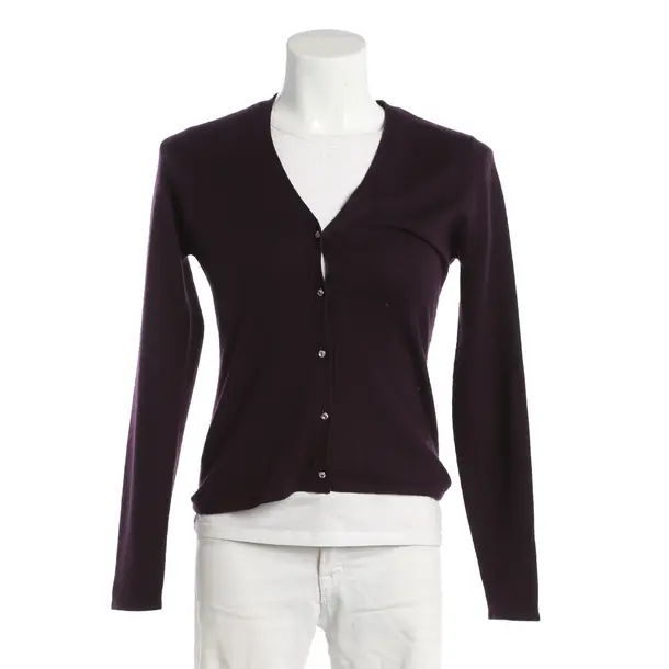 Cardigan, in Viola scuro, Cotone, Alludere