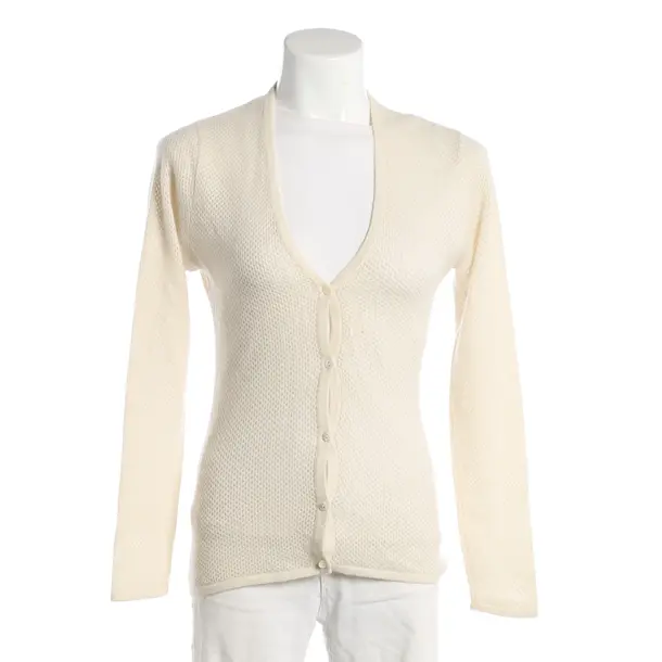 Strickjacke, in Cream, Baumwolle, Allude