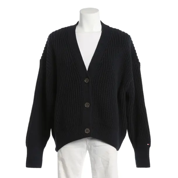 Strickjacke, in Navy, Baumwolle, Tommy Hilfiger