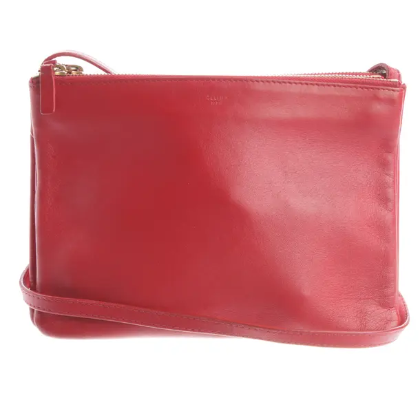 Schultertasche, in Rot, Leder, Céline