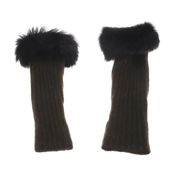 Arm Warmers, in Olive Green, Wool, Ralph Lauren Black Label