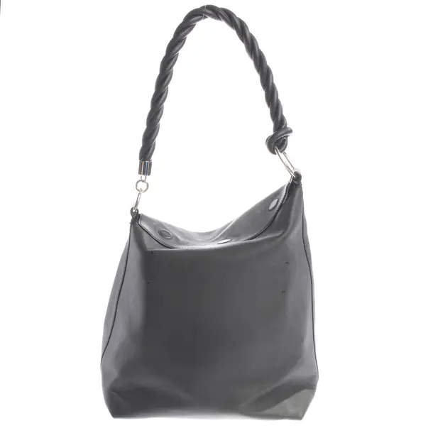 Schultertasche, in Grau, Leder, Marc Cain