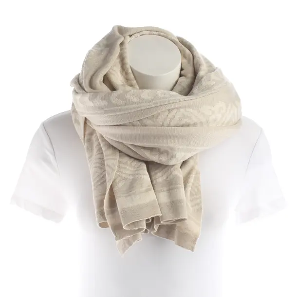 Schal, in Beige, Kaschmir, Iris von Arnim