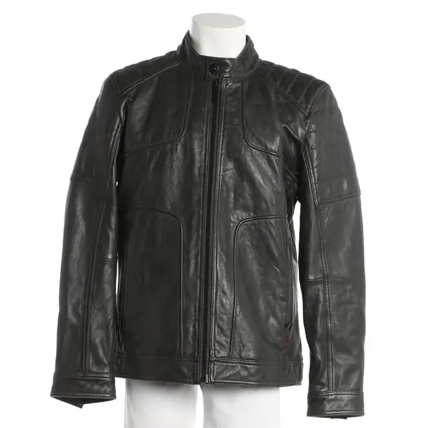 Leather Jacket, in Gray, Leather, Strellson