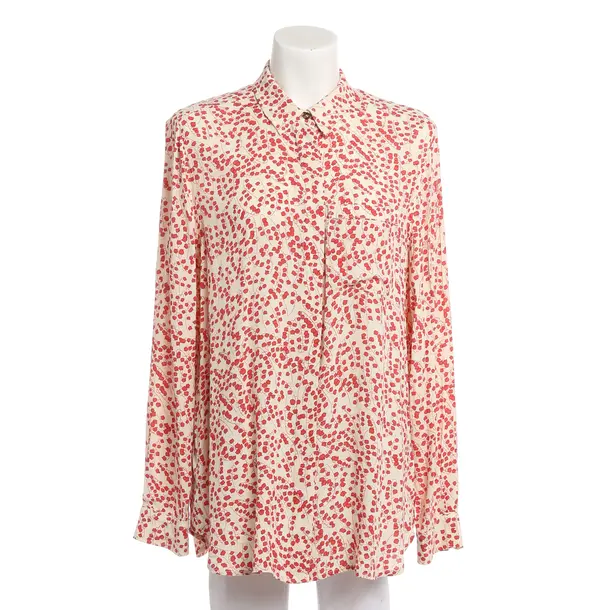 Blouse, in Red, Viscose, Ganni