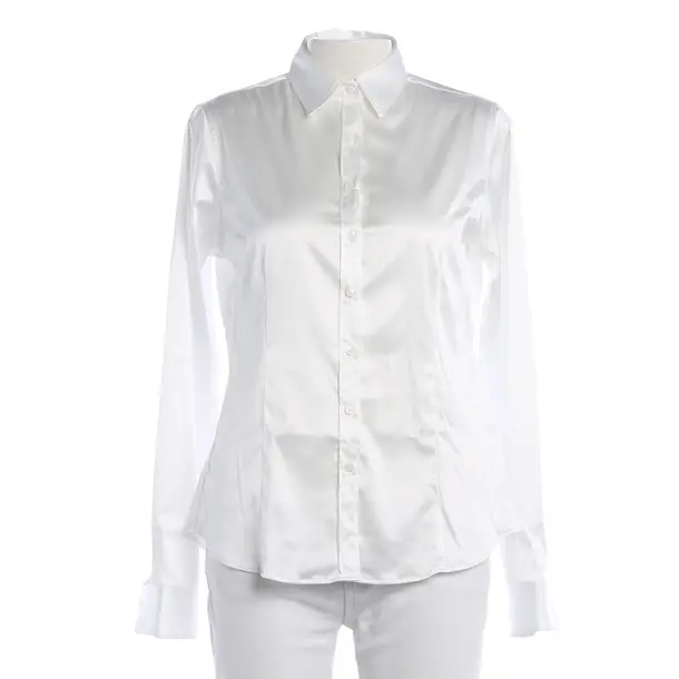 Blouse, in White, Polyester, Robert Friedman