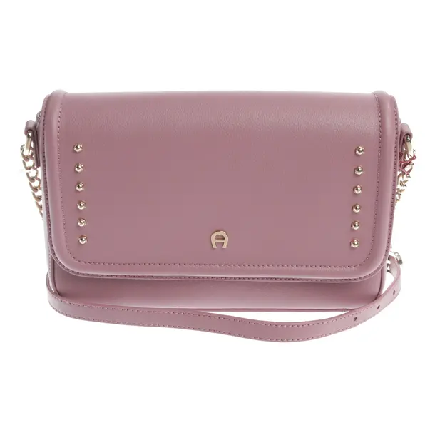 Schultertasche in Rosa, Leder, Aigner