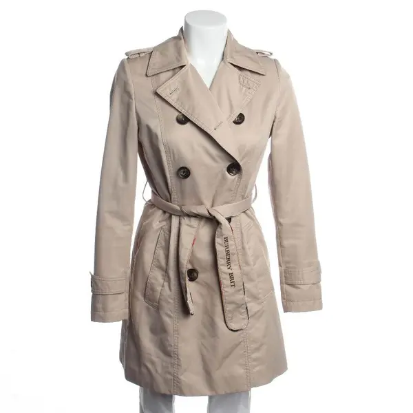 Mid-Season Coat, in Beige, Polyester, Burberry Brit