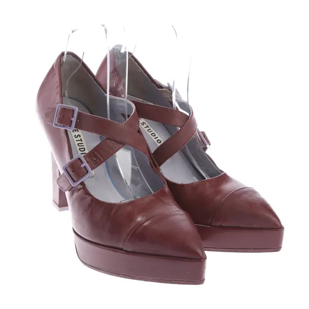 Ankle Pumps in Red, , Acne Studios
