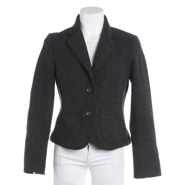 Blazer, in Gray, Wool, Riani