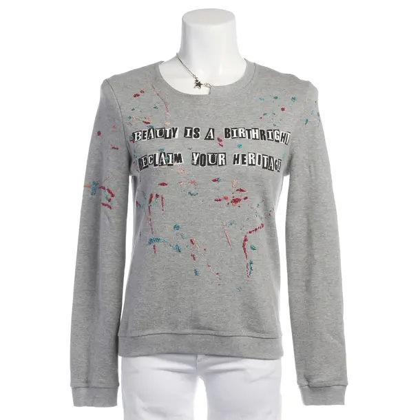 Sweatshirt in Grau, Baumwolle, Valentino