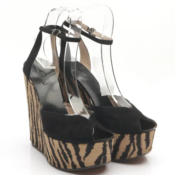 Wedges in Schwarz, , Chloé