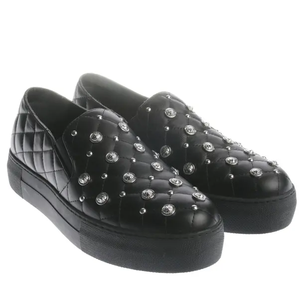 Flats in Black, , Versace