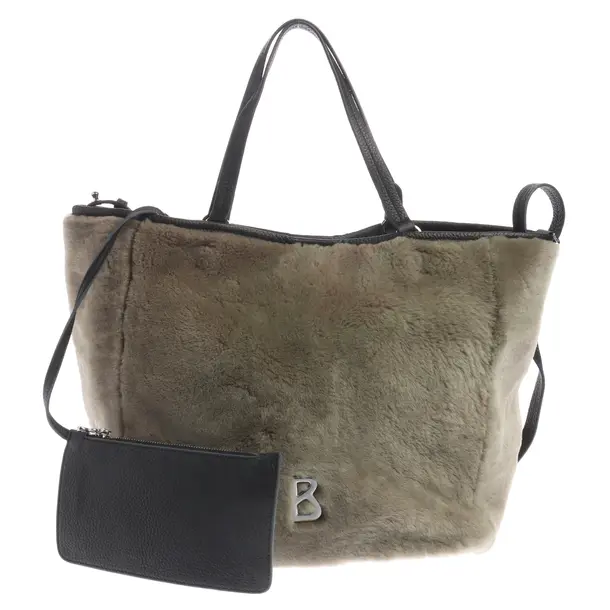 Shopper Bag, in Green, Polyester, Bogner