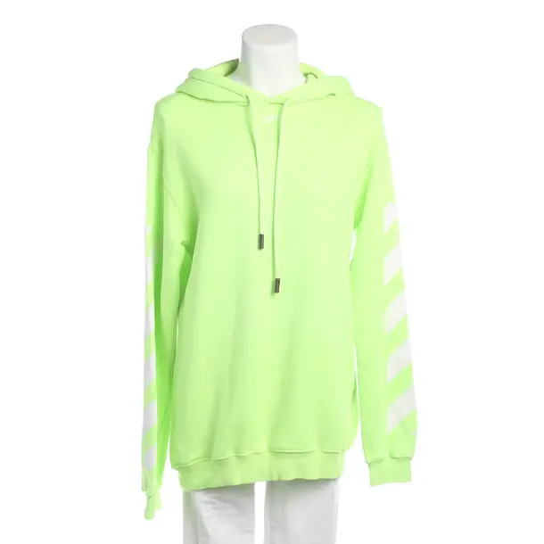 Hoodie in Neon, Baumwolle, Off-White