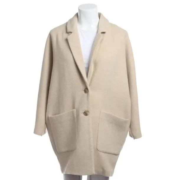 Wintermantel, in Beige, Polyacryl, American Vintage