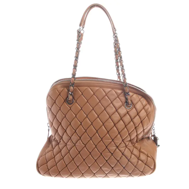 Schultertasche in Braun, Leder, Chanel