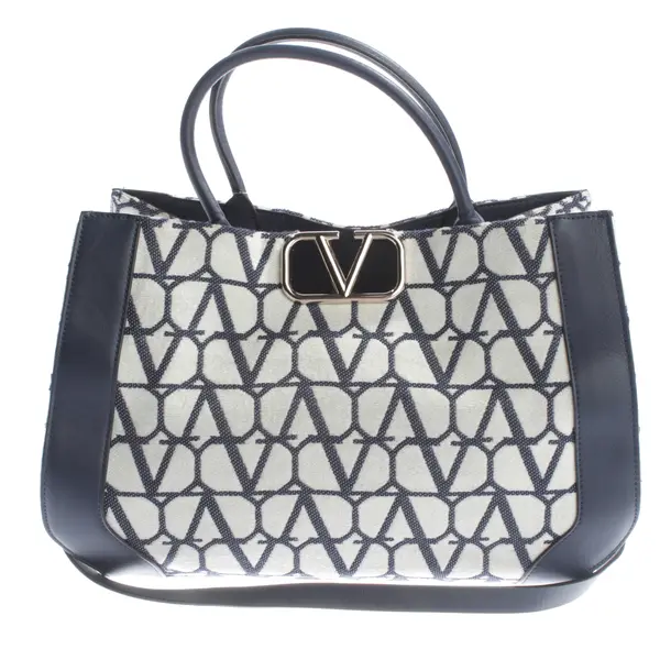 Handtasche, in Beige, Baumwolle, Valentino