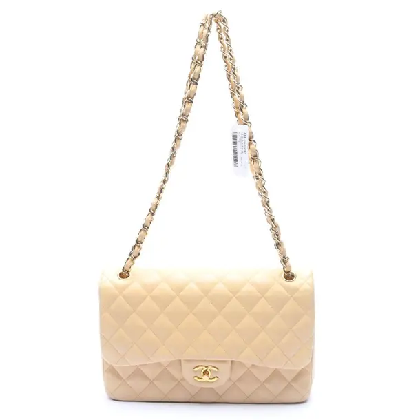 Shoulder Bag in White, Leather, Chanel