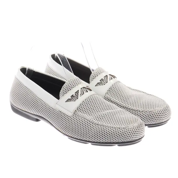Loafers, in White, Emporio Armani