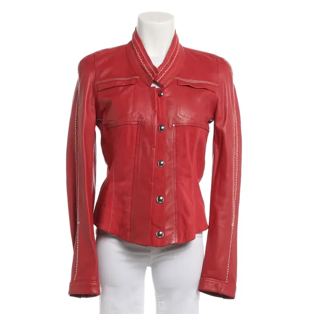 Lederjacke, in Hellrot, Leder, High Use