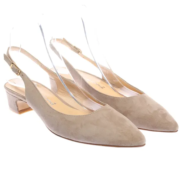 Slingbacks in White, , Konstantin Starke