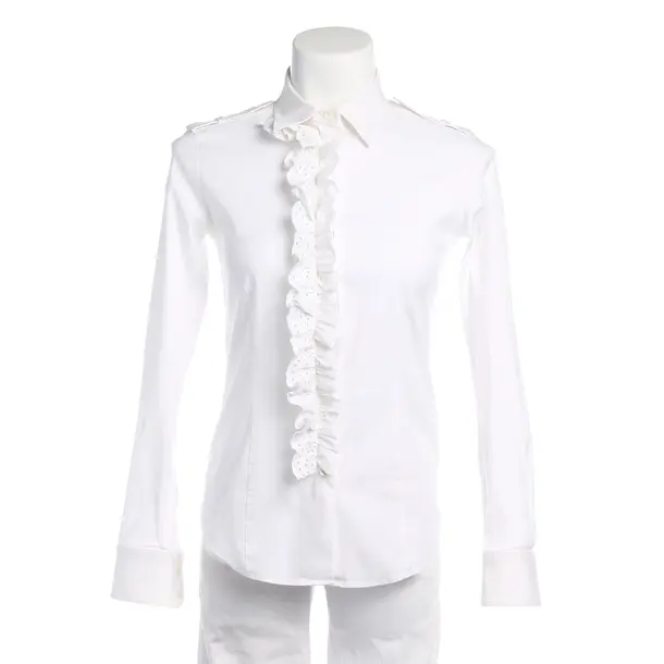 Blouse in White, Cotton, Red Valentino
