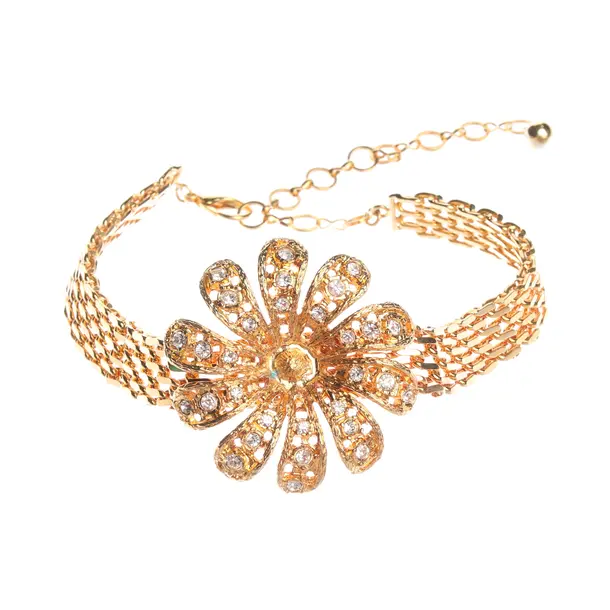 Necklace in Metallic, Metal (metallic, metallized), Alessandra Rich