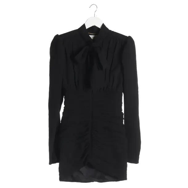 Cocktailkleid in Schwarz, Acetat, Saint Laurent