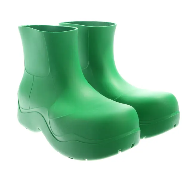 Stiefeletten in Grün, , Bottega Veneta